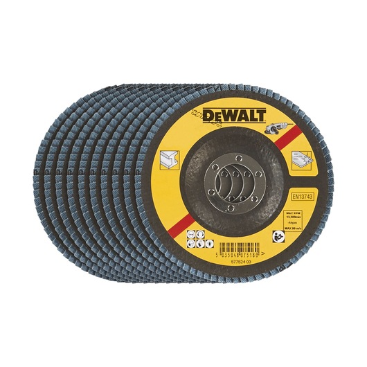 Flap Disc 115 x 22.23mm 60G PACK OF 10