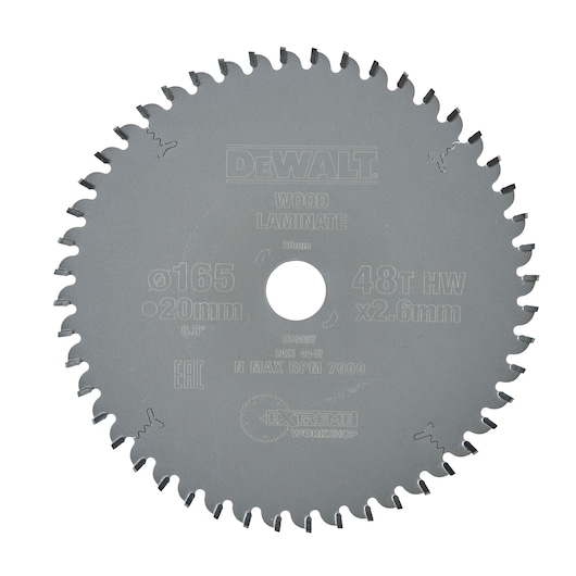 Circular Saw Blade 165 x 20mm 48T